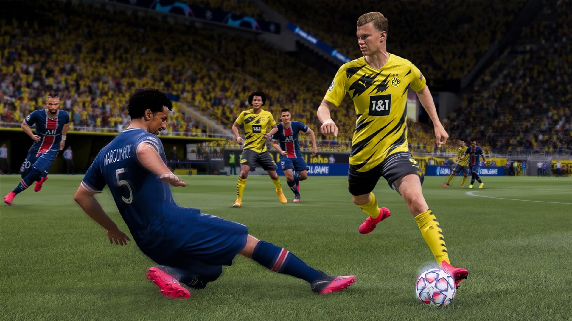fifa dribbling by eric haaland on marquinhos